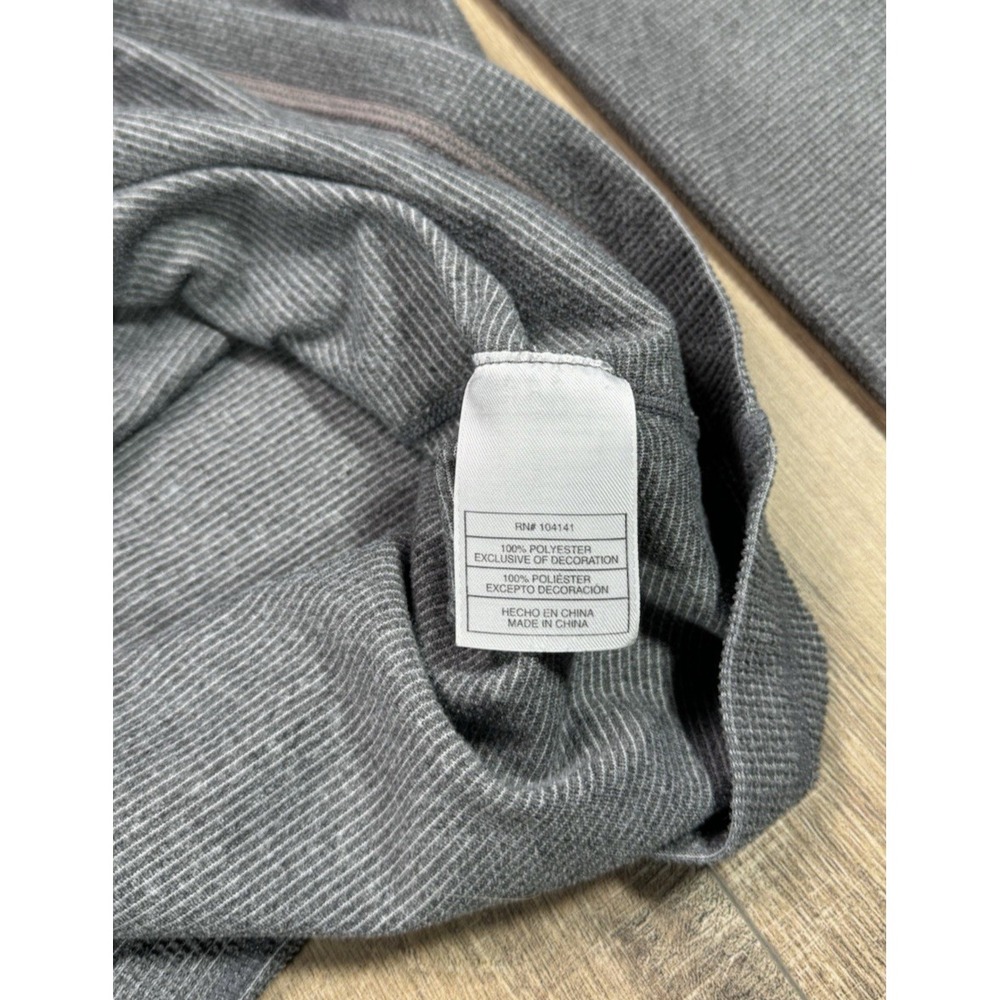 Y2K Nike ACG Shirt Mens Extra Large Gray Quarter Zip Pullover Waffle Long Sleeve - Picture 11 of 12